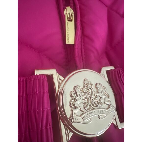 RALPH LAUREN snow ski snowboard Baby Quilted Snowsuit 6M snow coast - Picture 10 of 13